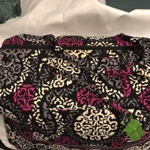 Vera Bradley Frame Travel Bag Canterberry Magenta